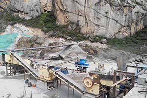時產300-400噸的砂石骨料生產線在山東順利投產